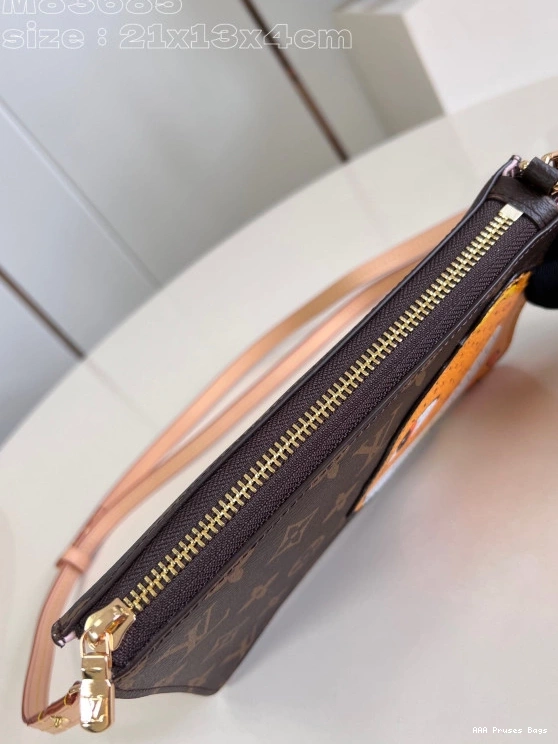 AAA Replica Ru VUITTON Lexington Pouch-21.5*13*4.5CM LOUIS 0716